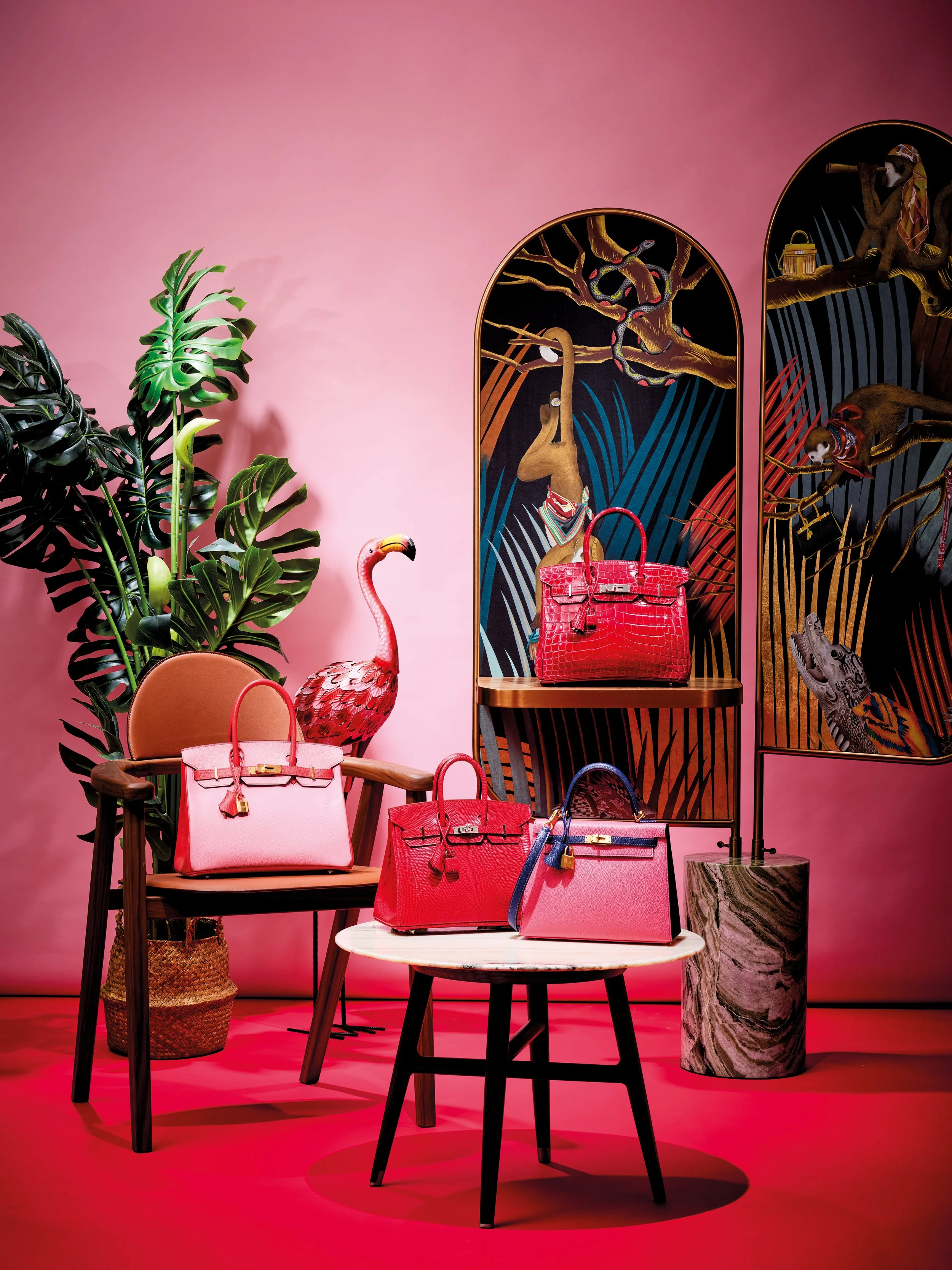 Christie's Birkins in the Jungle - LALA CURIO